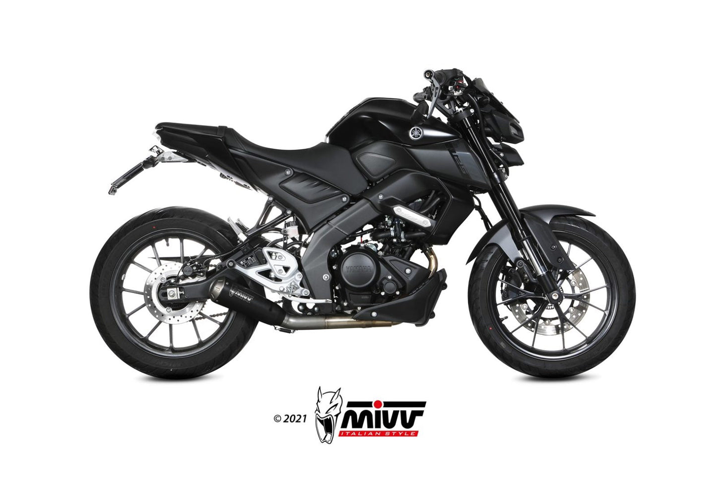 MIVV Y.067 YAMAHA MT-125 / YZF R125 (2020 - ) Full System Exhaust "X-M1" (Black; approved) – Accessories in the 2WheelsHero Motorcycle Aftermarket Accessories and Parts Online Shop