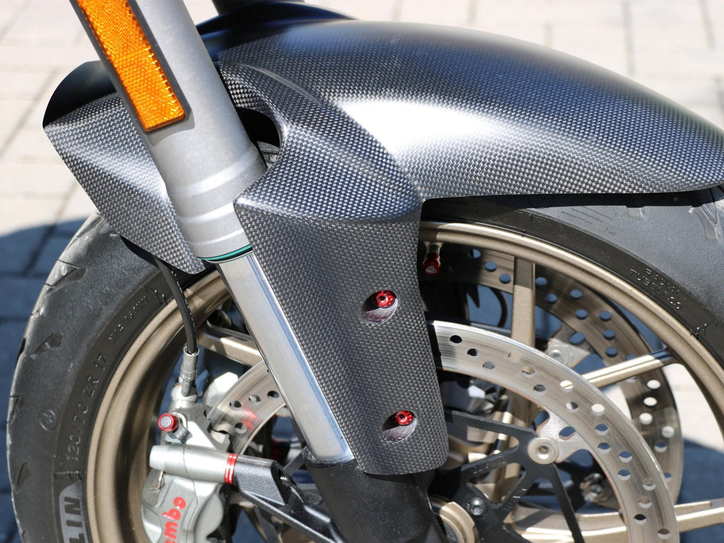 KV446 - CNC RACING Ducati Hypermotard / Multistrada Front Mudguard Screws – Accessories in the Factory Racing Motorcycle Aftermarket Accessories and Parts Online Shop