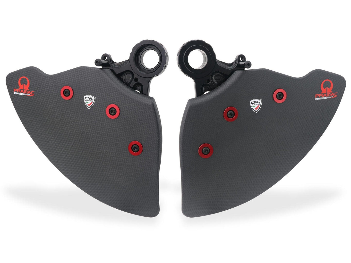 CNC RACING ZA751PR Ducati Multistrada V4 (2022+) Carbon Front Brake Cooling System (Pramac Edition) – Accessories in the Factory Racing Motorcycle Aftermarket Accessories and Parts Online Shop