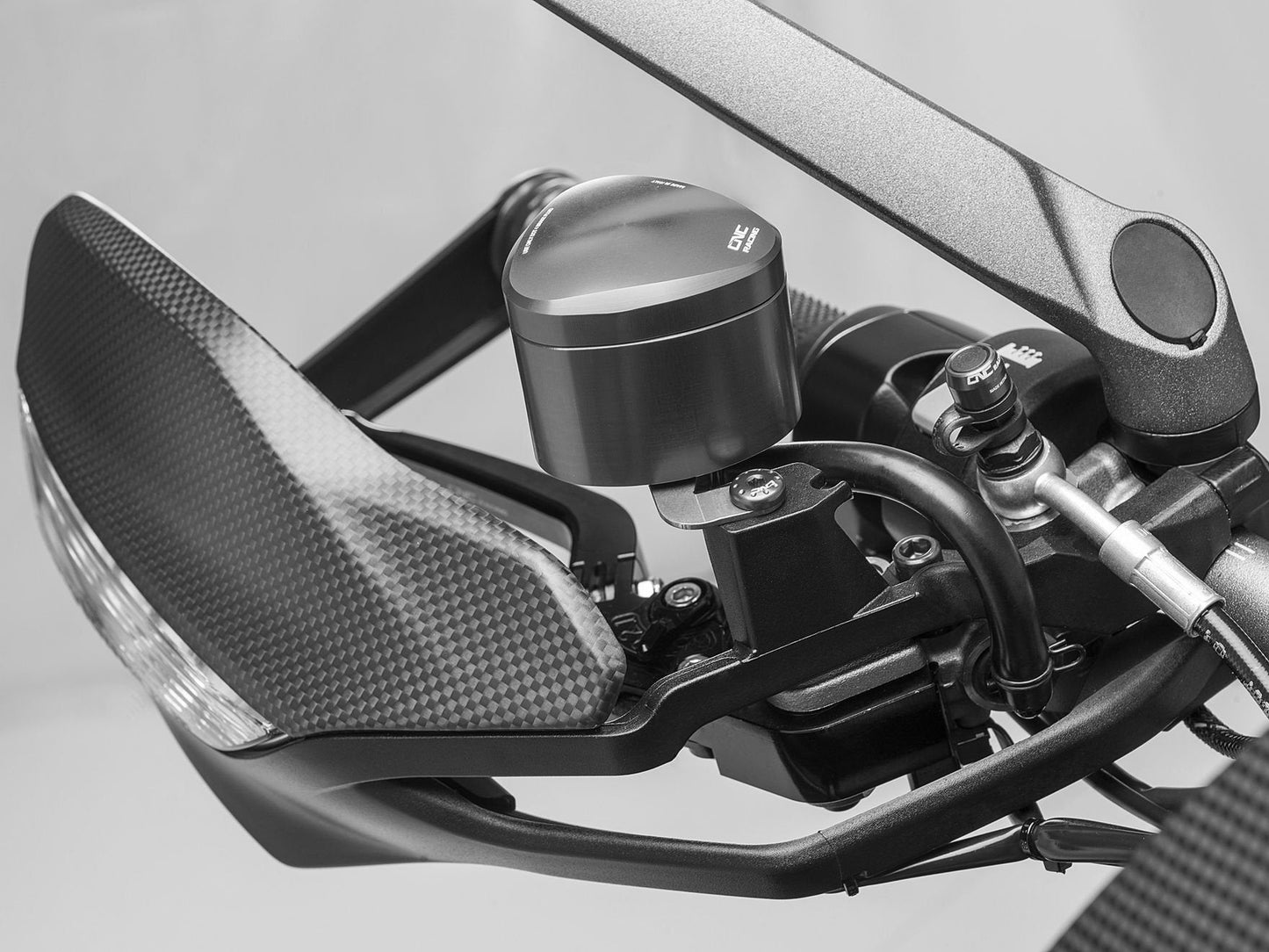 ZA985 - CNC RACING Ducati Multistrada / Hypermotard Carbon Upper Handguard – Accessories in the Factory Racing Motorcycle Aftermarket Accessories and Parts Online Shop