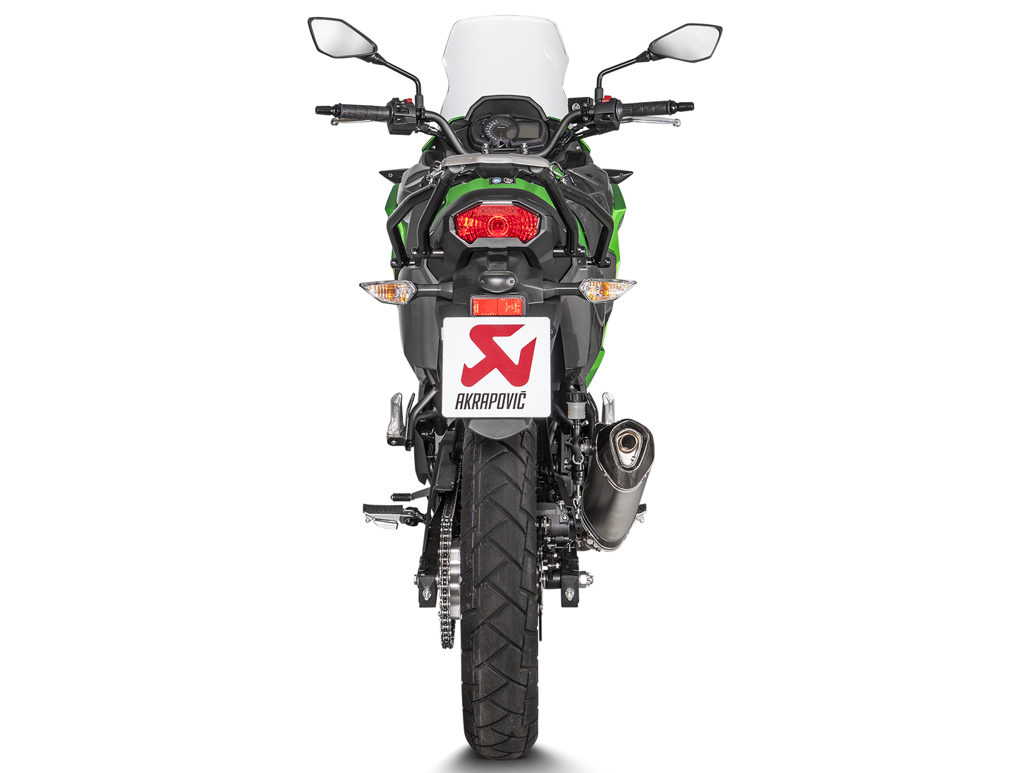 AKRAPOVIC S-K3SO2-HZT Kawasaki KLE 250 / 300 Versys-X (2020+) Slip-On Exhaust (titanium) – Accessories in the 2WheelsHero Motorcycle Aftermarket Accessories and Parts Online Shop