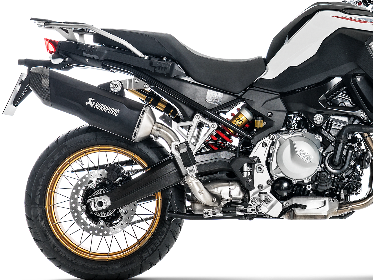 AKRAPOVIC BMW F800GS / F850GS / F900GS Slip-on Exhaust (titanium AKRAPOVIC BMW F800GS / F850GS / F900GS Slip-on Exhaust (titanium