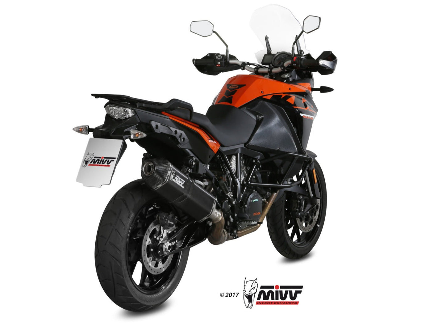 MIVV KT.017 KTM 1090 ADVENTURE ( 2017 - 19 ) Slip-on Exhaust "Speed Edge" ( black; approved) – Accessories in the 2WheelsHero Motorcycle Aftermarket Accessories and Parts Online Shop