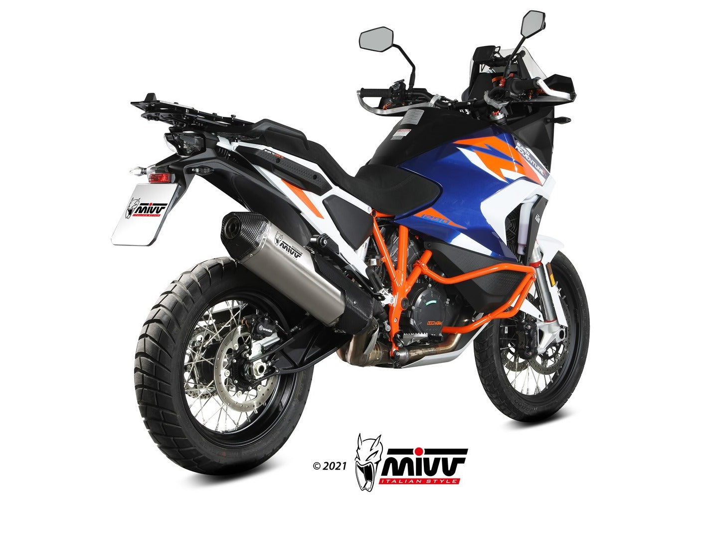 MIVV KT.027 KTM 1290 SUPER ADVENTURE / R / S / T ( 2021+ ) Slip-on Exhaust "Speed Edge" ( titanium; approved) – Accessories in the 2WheelsHero Motorcycle Aftermarket Accessories and Parts Online Shop