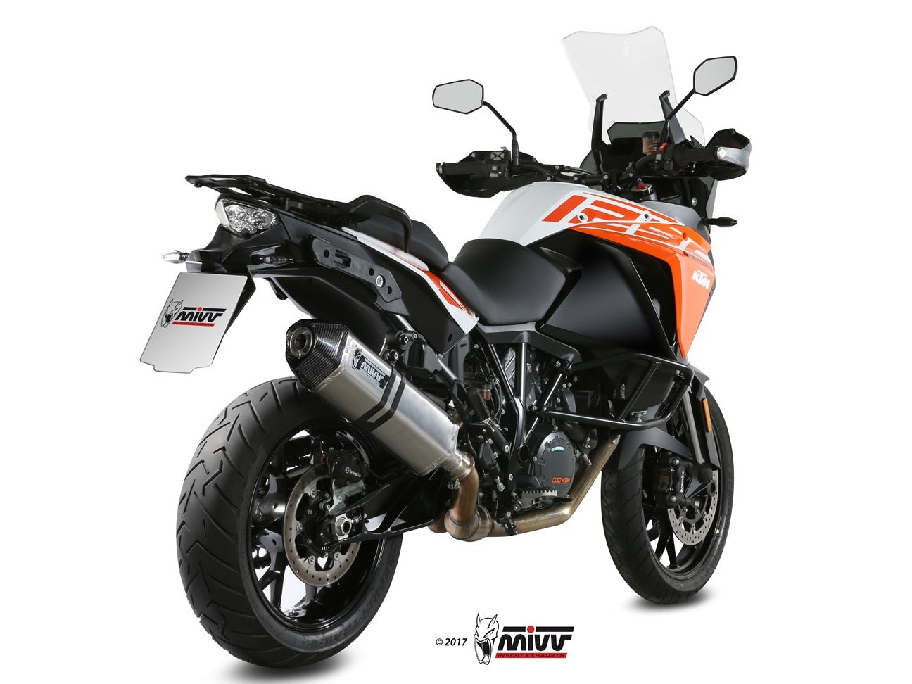 MIVV KT.017 KTM 1290 SUPER ADVENTURE / R / S / T ( 2015 - 20 ) Slip-on Exhaust "Speed Edge" (stainless steel; approved) – Accessories in the 2WheelsHero Motorcycle Aftermarket Accessories and Parts Online Shop