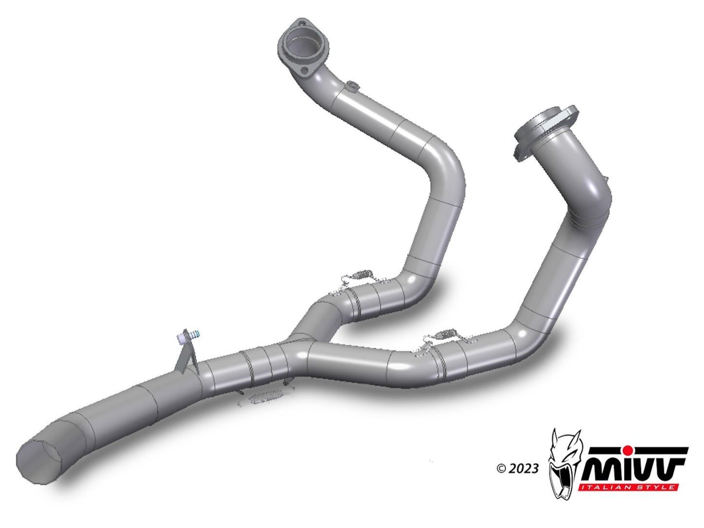 MIVV M.015 MOTO GUZZI V100 MANDELLO ( 2022+ ) Slip-on Exhaust "GP Pro" (titanium; approved) – Accessories in the 2WheelsHero Motorcycle Aftermarket Accessories and Parts Online Shop
