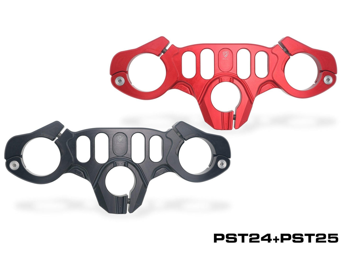 PST25 - CNC RACING Ducati Panigale V2 (2025+) Top Yoke Clamps Kit (for CNC RACING triple clamps) – Accessories in the Factory Racing Motorcycle Aftermarket Accessories and Parts Online Shop