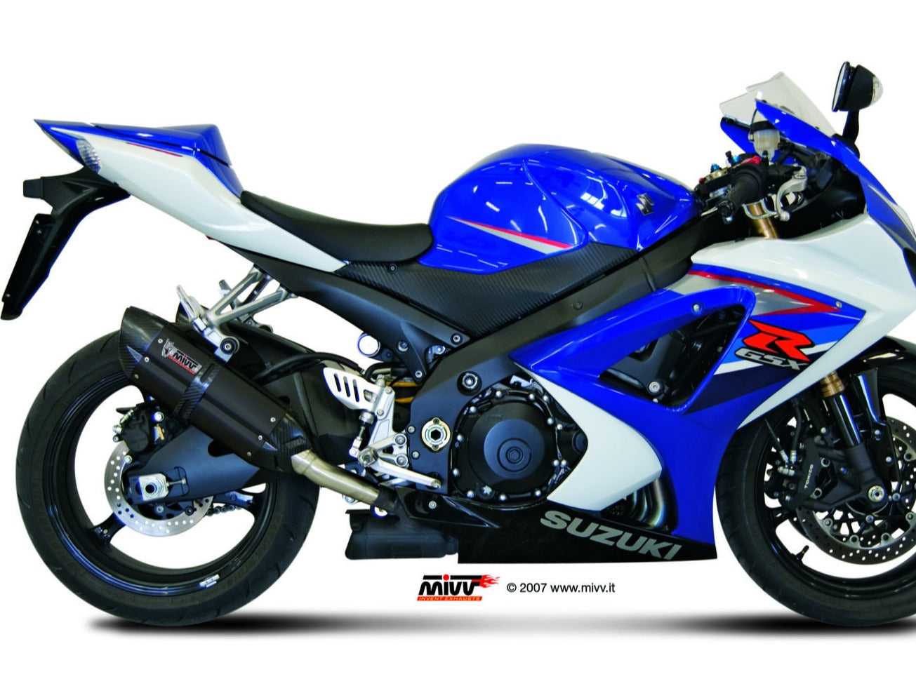 MIVV S.032 SUZUKI GSX-R 600 / 750 ( 2008 / 10 ) Slip-on Exhaust "Suono" (black; approved) – Accessories in the 2WheelsHero Motorcycle Aftermarket Accessories and Parts Online Shop