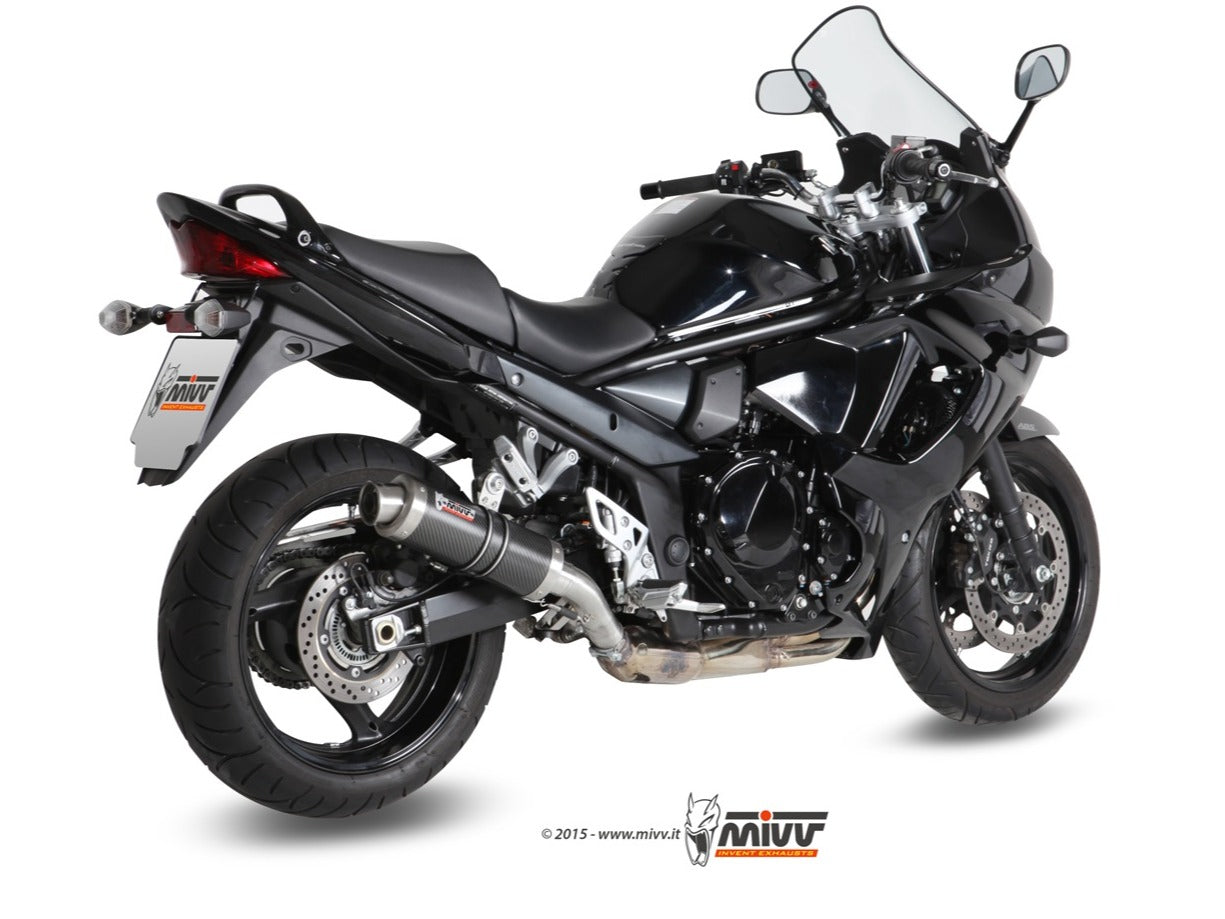 MIVV S.029 SUZUKI GSX 1250 FA ( 2009 / 16 ) Slip-on Exhaust "GP" (carbon; approved) – Accessories in the 2WheelsHero Motorcycle Aftermarket Accessories and Parts Online Shop