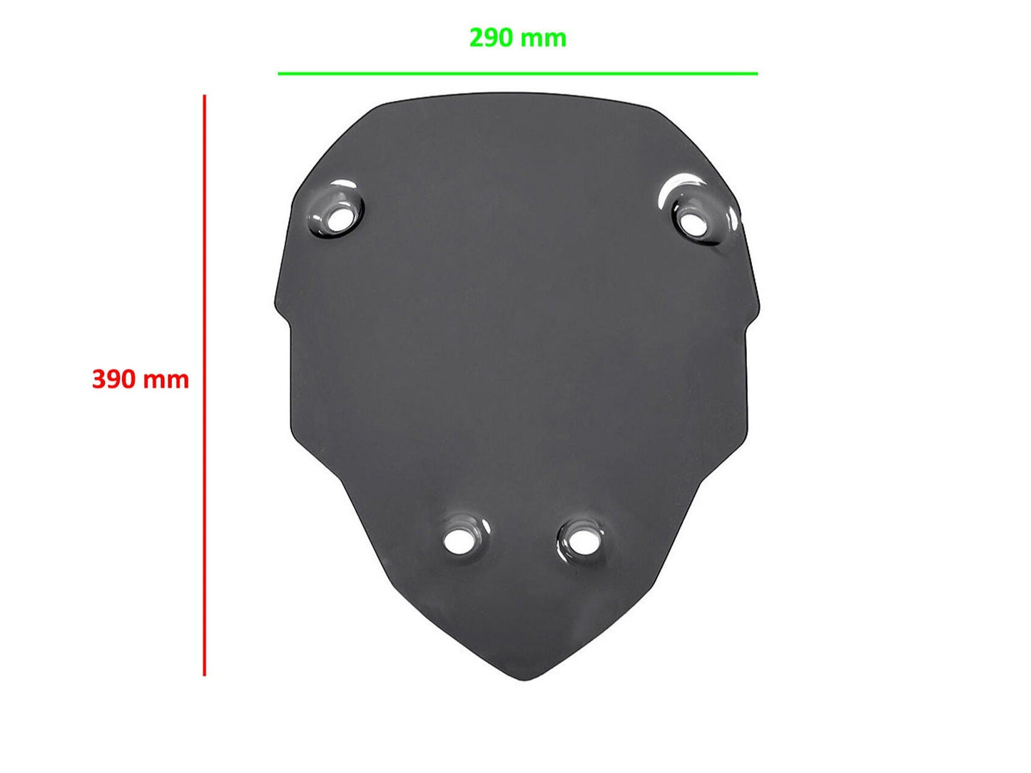 WS368 - CNC RACING Ducati Multistrada V4 (2021+) Wind Screen (sport; dark smoke) – Accessories in the Factory Racing Motorcycle Aftermarket Accessories and Parts Online Shop