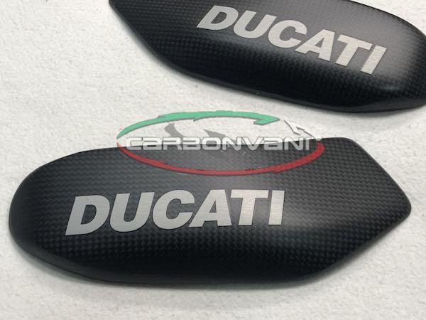 CARBONVANI Ducati Panigale V4 (18/21) Carbon Fuel Tank Protection Sliders