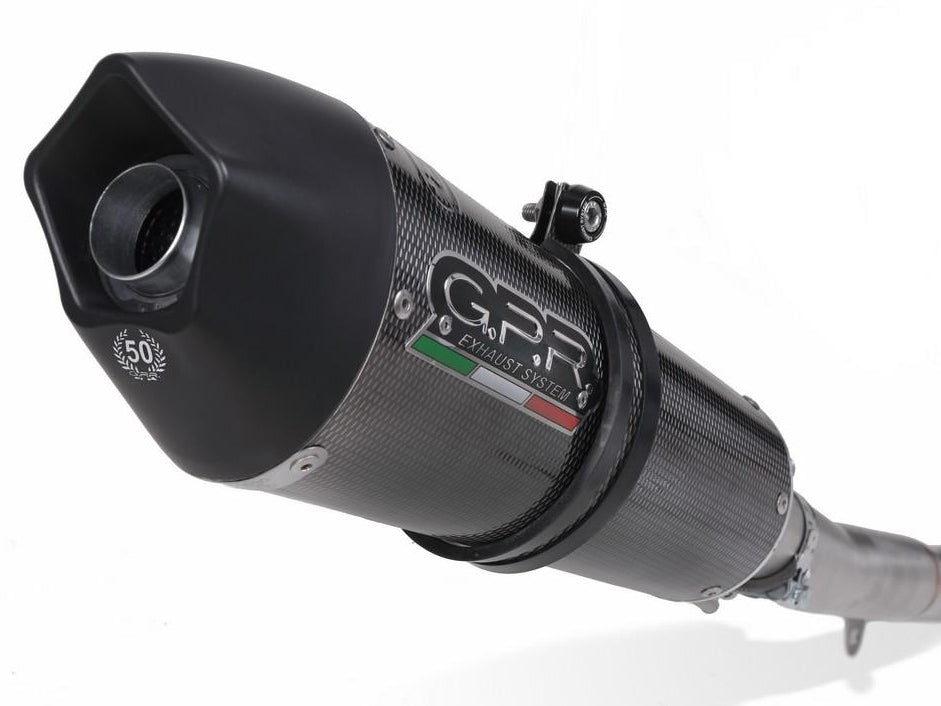 GPR Ducati Hypermotard 1100 Dual Slip-on Exhaust "GPE Anniversary Poppy" (EU homologated)
