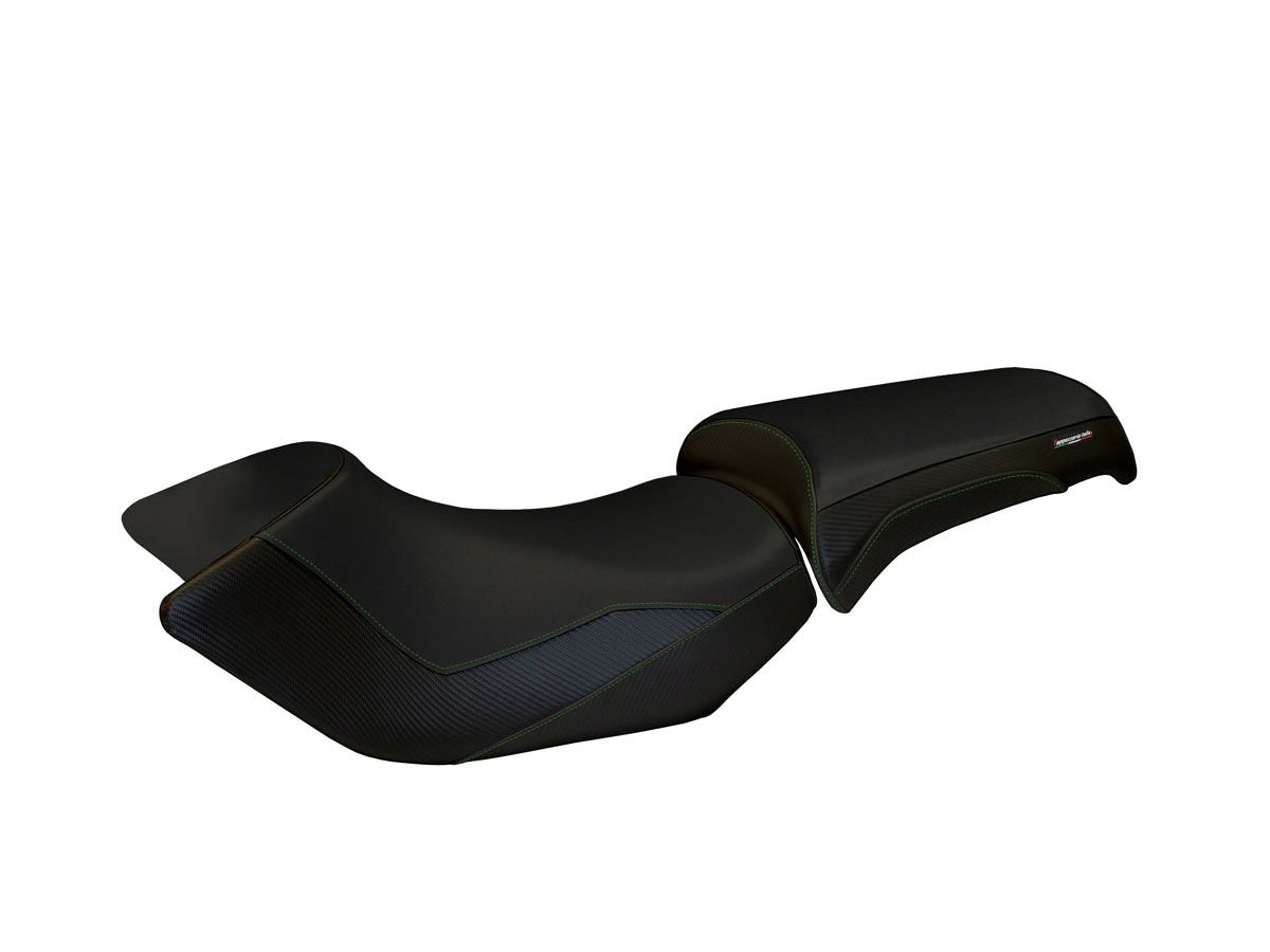 TAPPEZZERIA ITALIA Triumph Tiger 1200 Explorer (17/21) Seat Cover "Murano Total Black" – Accessories in Factory Racing – Motorcycle Parts & Accessories Online Store