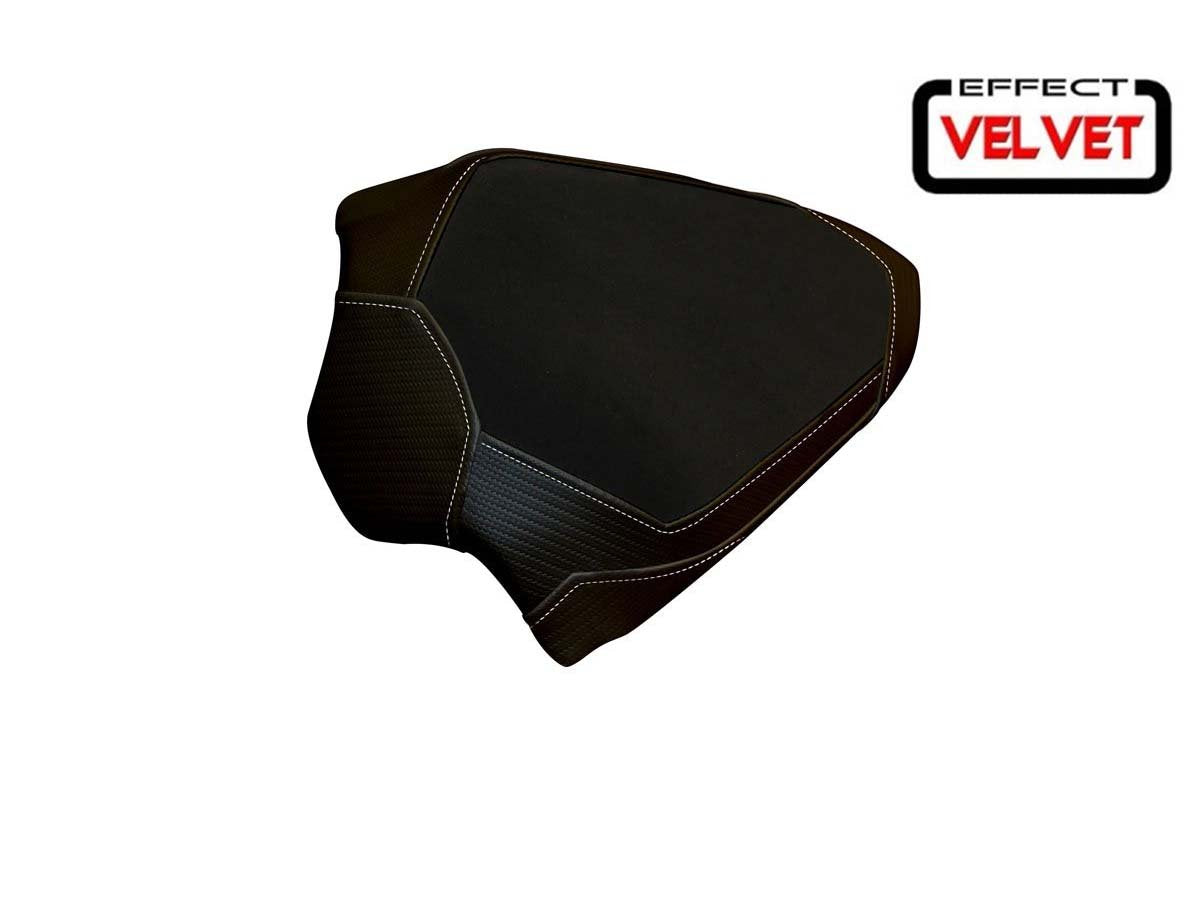 TAPPEZZERIA ITALIA Ducati Panigale V4 (2018+) Velvet Seat Cover "Cancun 1" (passenger)