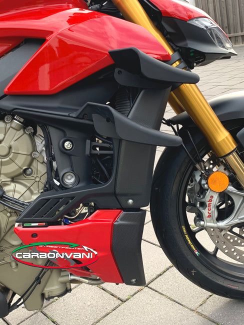 CARBONVANI Ducati Streetfighter V4 (2020+) Carbon Water Cooler Covers (upper)