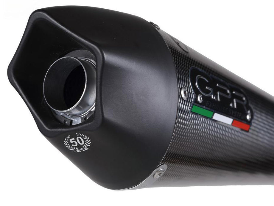 GPR Aprilia Dorsoduro 900 Dual Slip-on Exhaust "GPE Anniversary Poppy" (EU homologated)