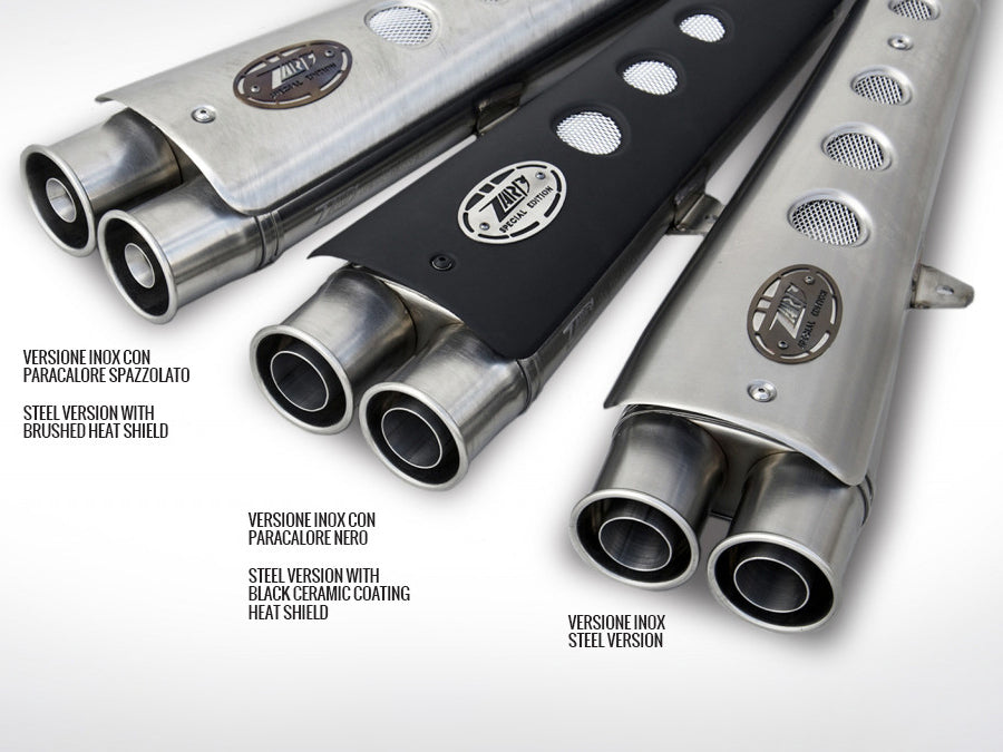 ZARD Triumph Scrambler 900 (02/07) Full Exhaust System "Special Edition" (carburetor; high mount) – Accessories in the 2WheelsHero Motorcycle Aftermarket Accessories and Parts Online Shop