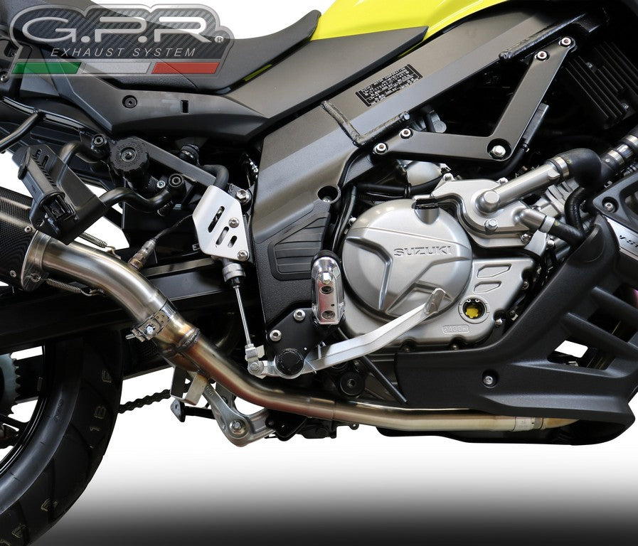 GPR Suzuki DL650 V-Strom (2017+) Full Exhaust System "GP Evo 4 Black Titanium" (EU homologated)