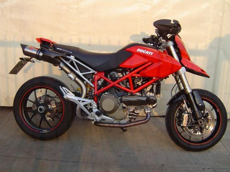 GPR Ducati Hypermotard 1100 Dual Slip-on Exhaust "Tiburon Titanium" (EU homologated)