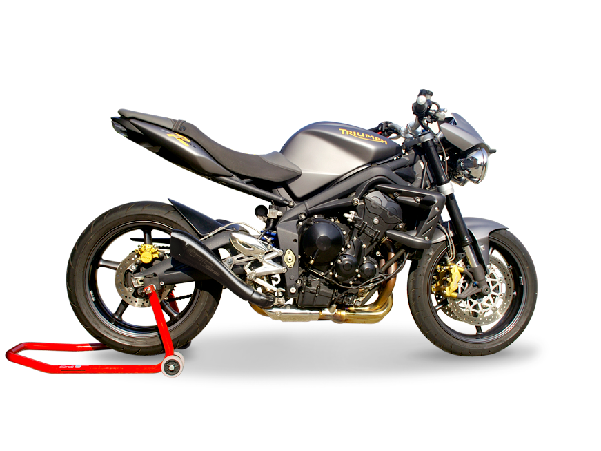 HP CORSE Triumph Street Triple (08/12) Slip-on Exhaust "Hydroform Black" (EU homologated) – Accessories in Factory Racing – Motorcycle Parts & Accessories Online Store