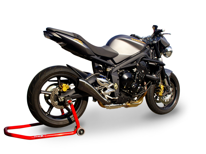 HP CORSE Triumph Street Triple (08/12) Slip-on Exhaust "Hydroform Black" (EU homologated) – Accessories in Factory Racing – Motorcycle Parts & Accessories Online Store
