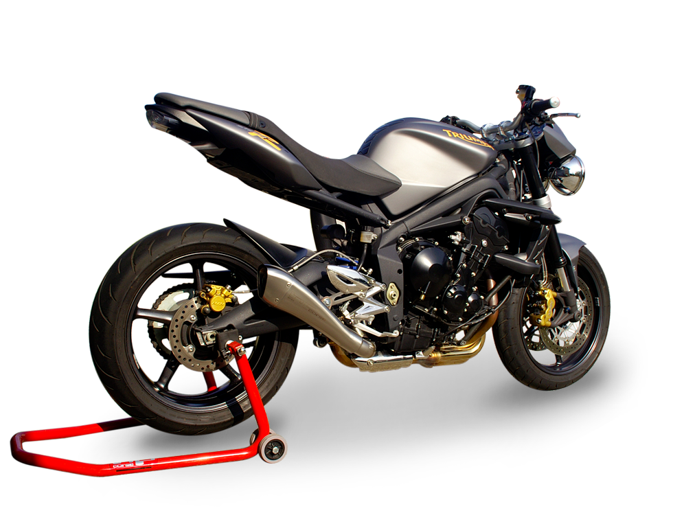 HP CORSE Triumph Street Triple (08/12) Slip-on Exhaust "Hydroform Satin" (EU homologated) – Accessories in Factory Racing – Motorcycle Parts & Accessories Online Store