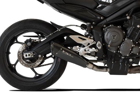 HP CORSE Triumph STREET TRIPLE 765 Slip-on Exhaust "Evoxtreme Black 310 mm" (racing) – Accessories in Factory Racing – Motorcycle Parts & Accessories Online Store