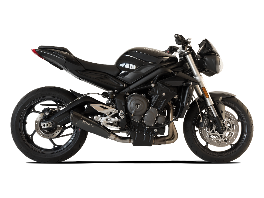 HP CORSE Triumph STREET TRIPLE 765 Slip-on Exhaust "Evoxtreme Black 310 mm" (racing) – Accessories in Factory Racing – Motorcycle Parts & Accessories Online Store