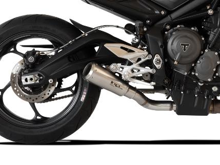 HP CORSE Triumph STREET TRIPLE 765 Slip-on Exhaust "GP-07 Satin with Aluminum Ring" (racing) – Accessories in Factory Racing – Motorcycle Parts & Accessories Online Store