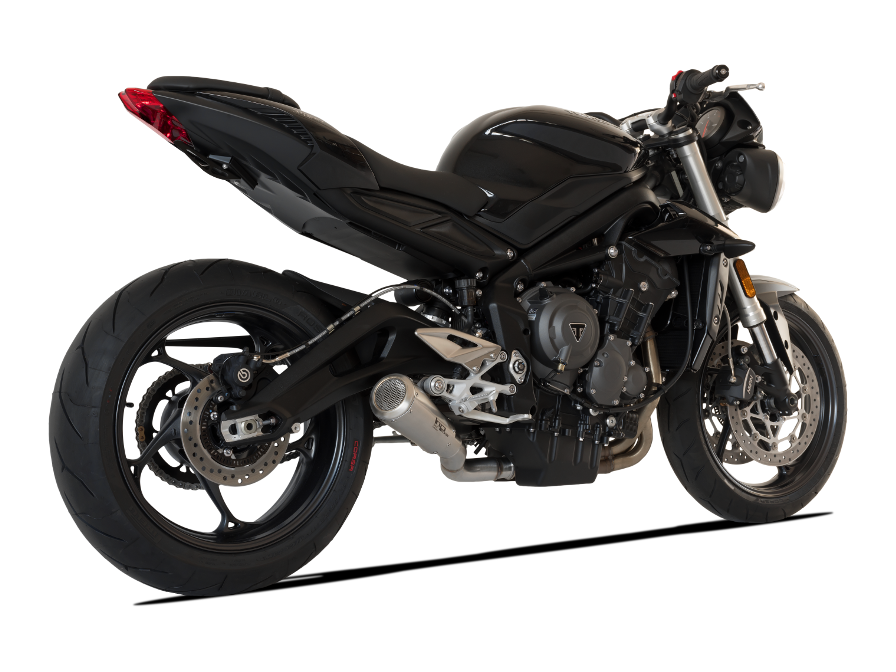 HP CORSE Triumph STREET TRIPLE 765 Slip-on Exhaust "GP-07 Satin with Wire Mesh" (racing) – Accessories in Factory Racing – Motorcycle Parts & Accessories Online Store
