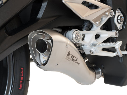 HP CORSE Triumph STREET TRIPLE 765 Slip-on Exhaust "Hydroform Satin" (racing) – Accessories in Factory Racing – Motorcycle Parts & Accessories Online Store