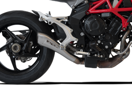 HP CORSE MV Agusta Brutale / Dragster 800 (16/18) Slip-on Exhaust "Hydroform Satin" (racing)