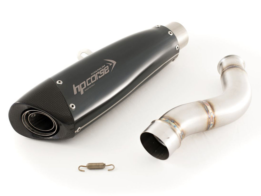 HP CORSE Triumph STREET TRIPLE 765 Slip-on Exhaust "Evoxtreme Black 310 mm" (racing) – Accessories in Factory Racing – Motorcycle Parts & Accessories Online Store