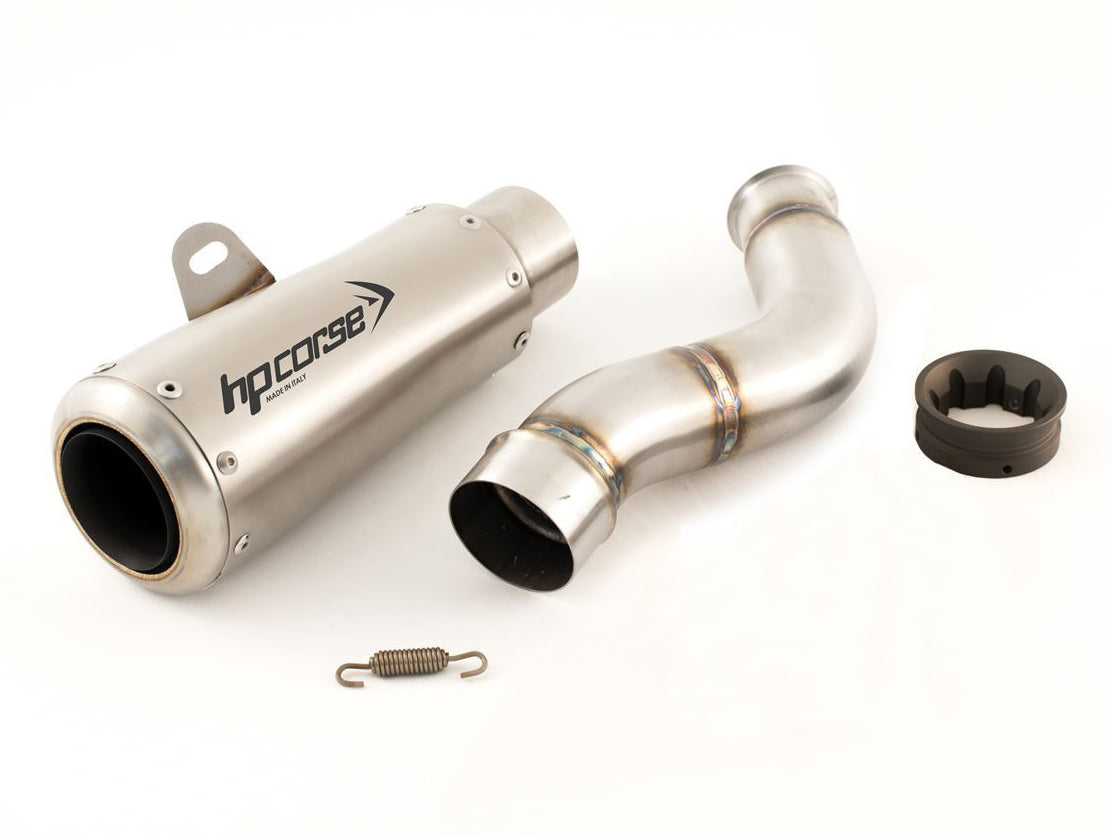 HP CORSE Triumph STREET TRIPLE 765 Slip-on Exhaust "GP-07 Satin with Aluminum Ring" (racing) – Accessories in Factory Racing – Motorcycle Parts & Accessories Online Store