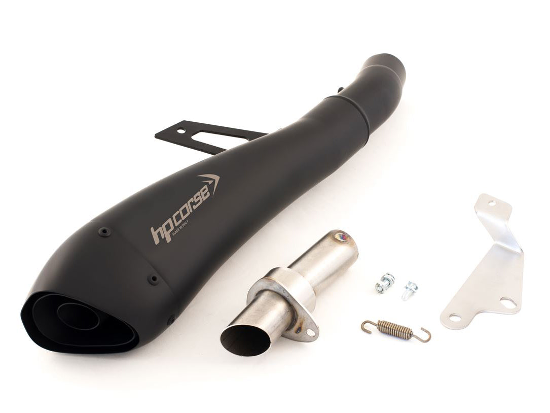 HP CORSE Triumph Speed Triple (05/06) Slip-on Exhaust "Hydroform Ceramic Black" (Homologated)