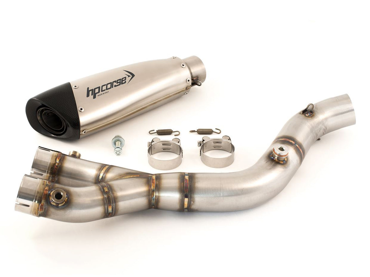 HP CORSE Yamaha YZF-R1 (15/17) Slip-on Exhaust "Evoxtreme Satin" (racing) – Accessories in Factory Racing – Motorcycle Parts & Accessories Online Store