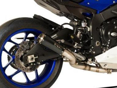 HP CORSE Yamaha YZF-R1 (15/17) Slip-on Exhaust "GP-07 Black" (racing; with aluminum ring) – Accessories in Factory Racing – Motorcycle Parts & Accessories Online Store