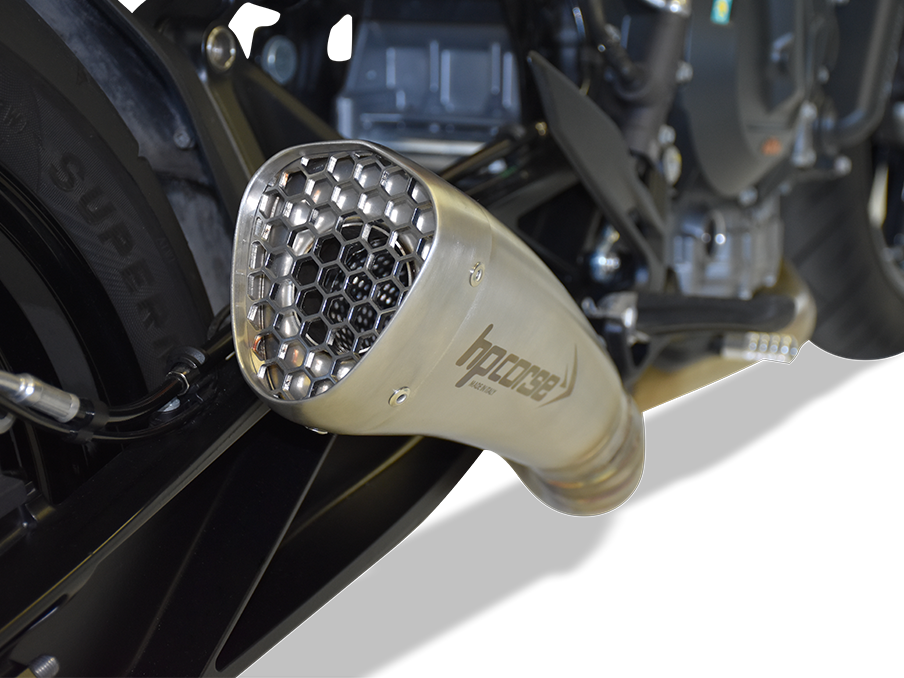 HP CORSE KTM 790 / 890 Duke Slip-on Exhaust "Hydroform Corsa Short Satin" (racing) – Accessories in Factory Racing – Motorcycle Parts & Accessories Online Store