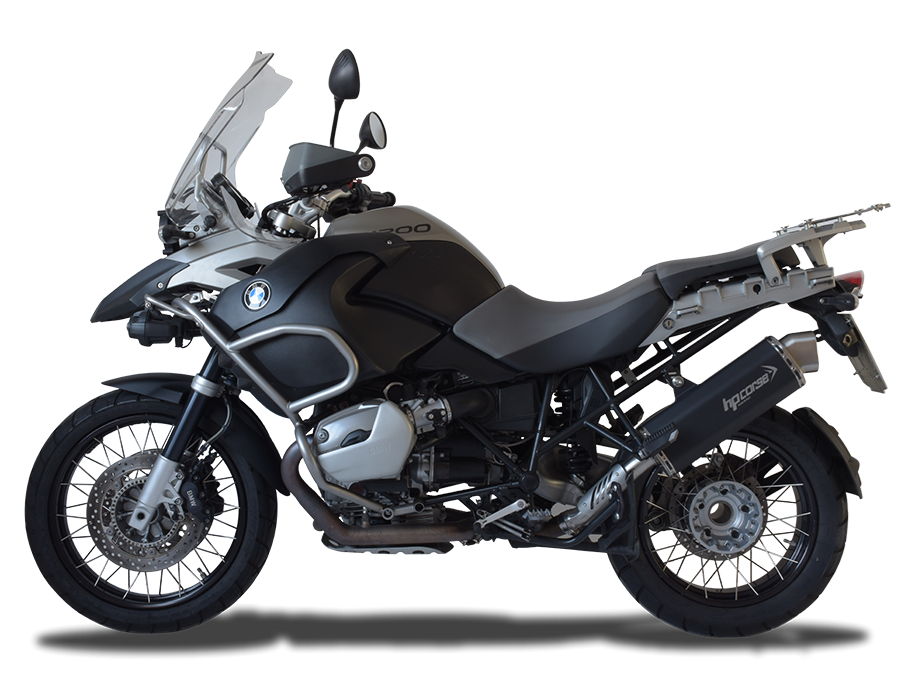 HP CORSE BMW R1200GS (04/09) Slip-on Exhaust "4-Track R Black" (EU homologated) – Accessories in Factory Racing – Motorcycle Parts & Accessories Online Store