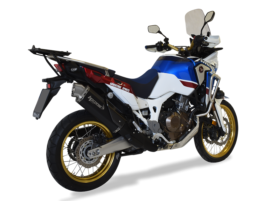 HP CORSE Honda CRF1000L Africa Twin Slip-on Exhaust "4-Track R Black" (EU homologated) – Accessories in Factory Racing – Motorcycle Parts & Accessories Online Store