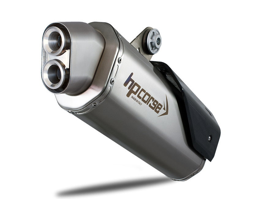 HP CORSE Honda CRF1000L Africa Twin Slip-on Exhaust "4-Track R Satin" (EU homologated) – Accessories in Factory Racing – Motorcycle Parts & Accessories Online Store