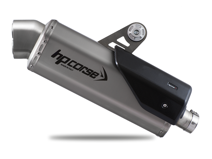 HP CORSE Honda CRF1000L Africa Twin Slip-on Exhaust "4-Track R Satin" (EU homologated) – Accessories in Factory Racing – Motorcycle Parts & Accessories Online Store