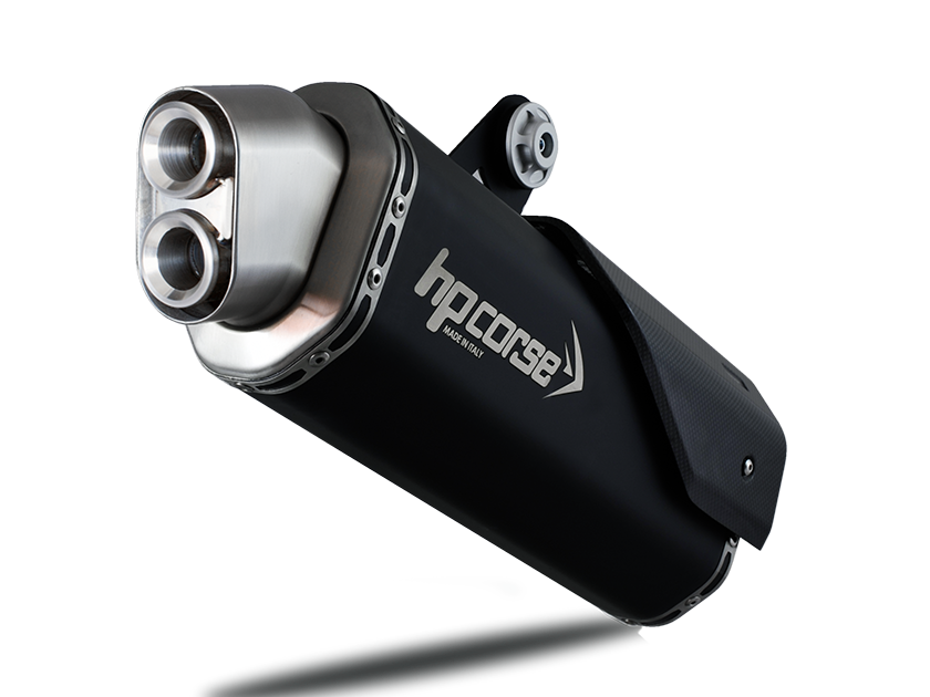 HP CORSE Triumph Tiger 800 (18/20) Slip-on Exhaust "4-Track R Black" (EU homologated) – Accessories in Factory Racing – Motorcycle Parts & Accessories Online Store