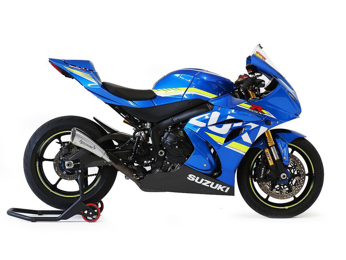 HP CORSE Suzuki GSX-R 1000 (17/20) Slip-on Exhaust "Hydroform Short R Inox Satin" (Racing)