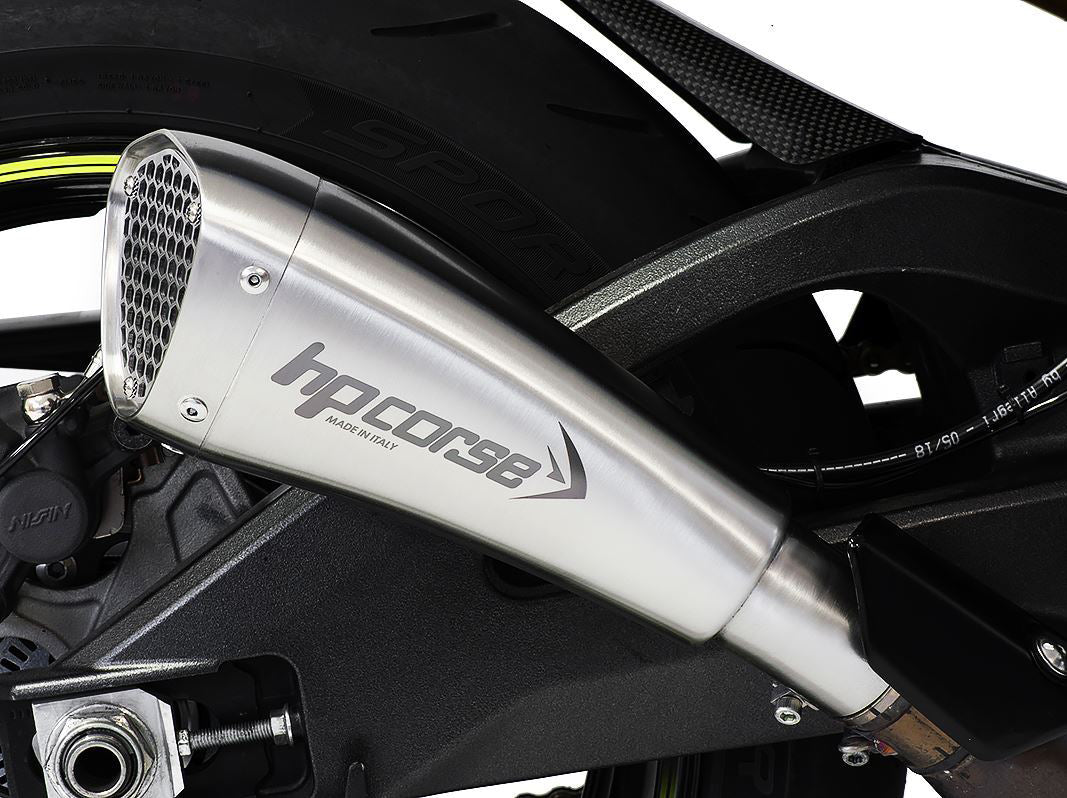 HP CORSE Suzuki GSX-R 1000 (17/20) Slip-on Exhaust "Hydroform Short R Inox Satin" (Racing)