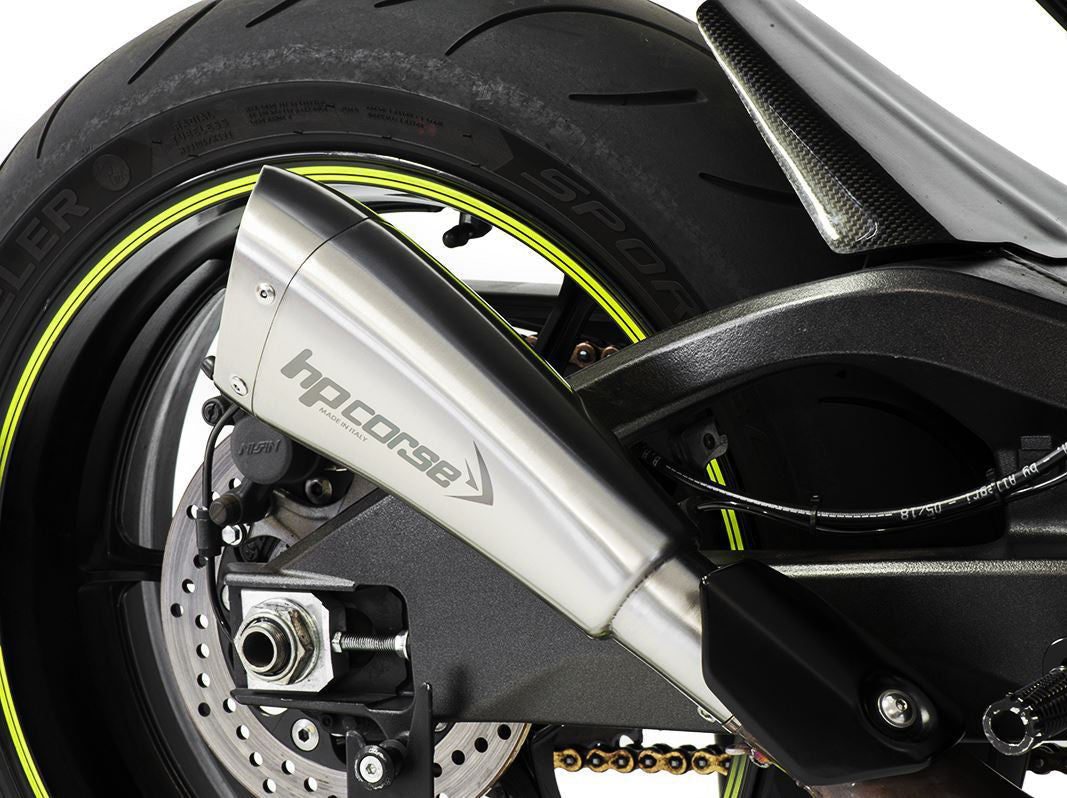 HP CORSE Suzuki GSX-R 1000 (17/20) Slip-on Exhaust "Hydroform Short R Inox Satin" (Racing)