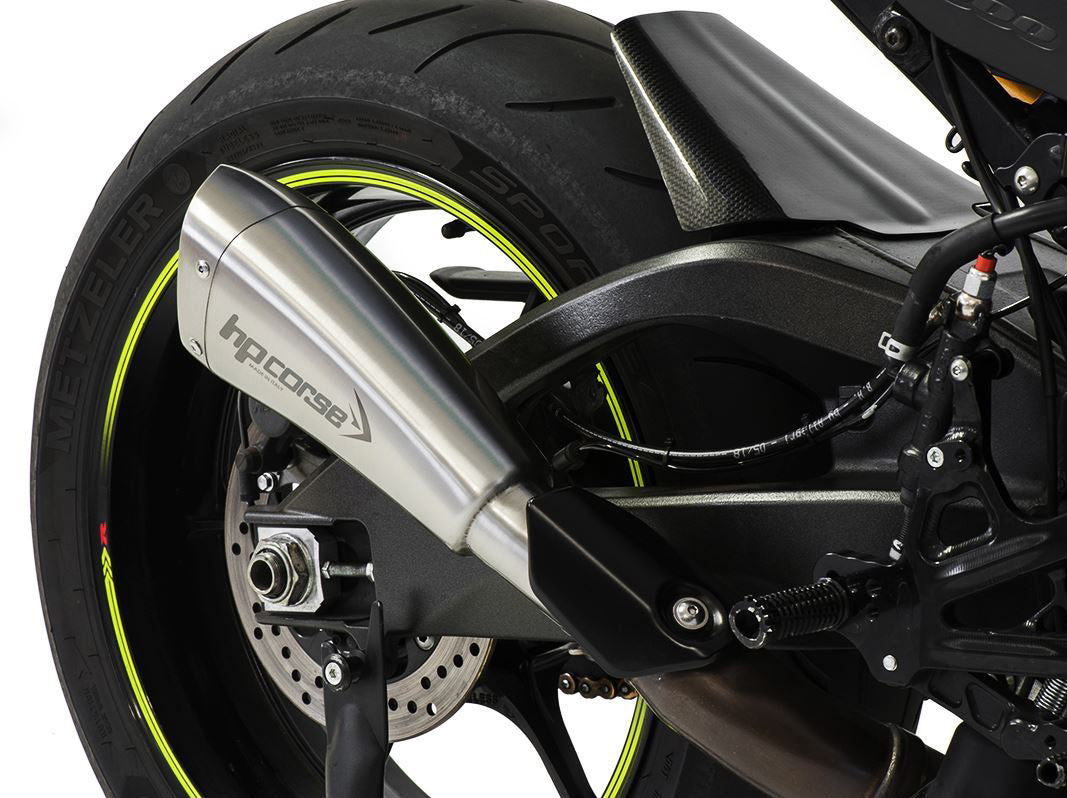 HP CORSE Suzuki GSX-R 1000 (17/20) Slip-on Exhaust "Hydroform Short R Inox Satin" (Racing)