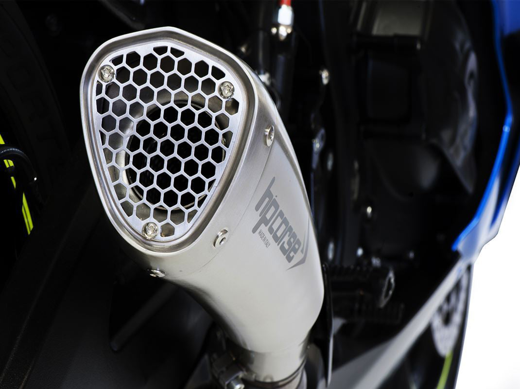 HP CORSE Suzuki GSX-R 1000 (17/20) Slip-on Exhaust "Hydroform Short R Inox Satin" (Racing)