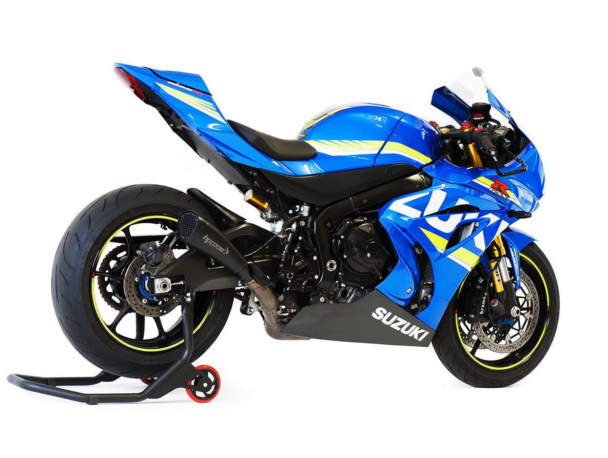 HP CORSE Suzuki GSX-R 1000 (17/20) Slip-on Exhaust "Hydroform Short R Ceramic Black" (Racing)