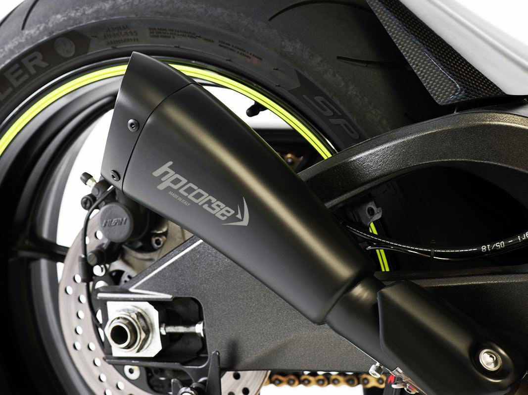 HP CORSE Suzuki GSX-R 1000 (17/20) Slip-on Exhaust "Hydroform Short R Ceramic Black" (Racing)